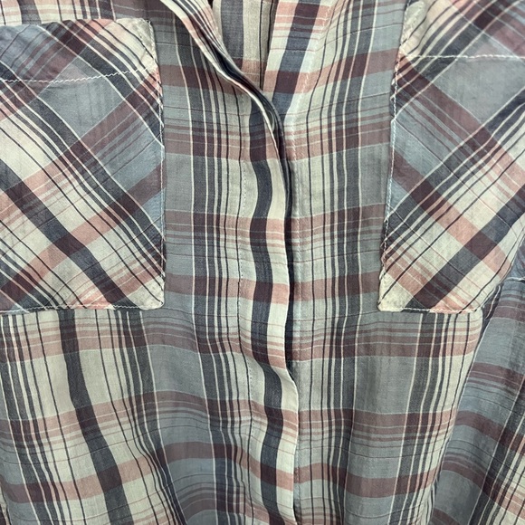 Anthro Cloth & Stone Liya Tie Waist Shirt - Picture 7 of 13